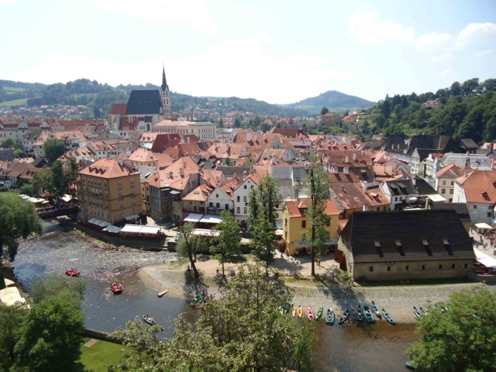 Cesky Krumlov Moldau/Vlatava river